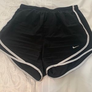 Nike Black and White Running Shorts